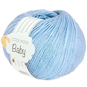 Lana Grossa COOL WOOL Baby Uni/Print 50g | 321-pastel blue