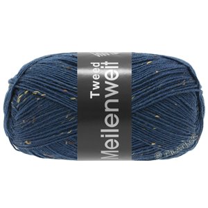 Lana Grossa MEILENWEIT 100g Tweed | 128-dark petrol blue
