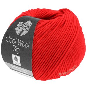 Lana Grossa COOL WOOL Big  Uni/Melange | 0923-luminous red