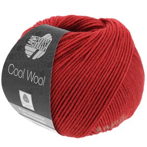 Lana Grossa COOL WOOL   Uni | 0514-dark red