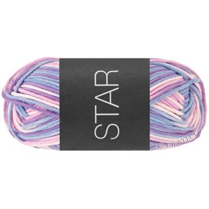Lana Grossa STAR Print | 360-subtle rose/violet blue/purple/lilac