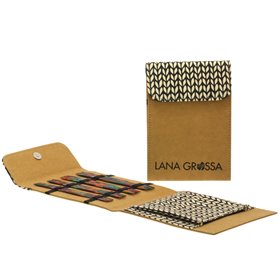 Lana Grossa  Sock needle-set design-wood Multicolor 15cm (brown)